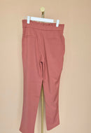 Jackie K Dusty Rose Paperbag Trousers – S / Size 28