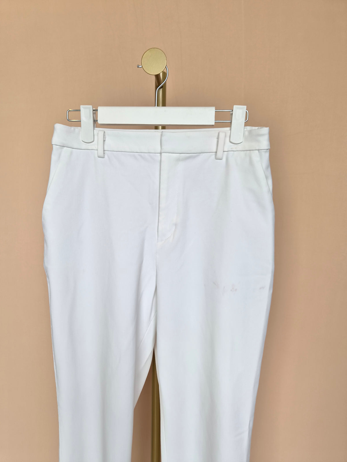 UNIQLO White Smart Ankle Trousers – S