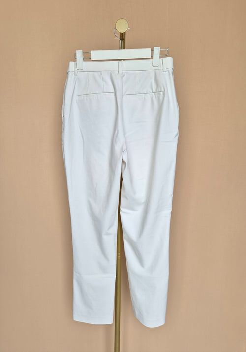 UNIQLO White Smart Ankle Trousers – S