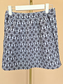 OVI Black & White Geometric Print Mini Skirt – Size S