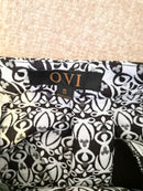 OVI Black & White Geometric Print Mini Skirt – Size S