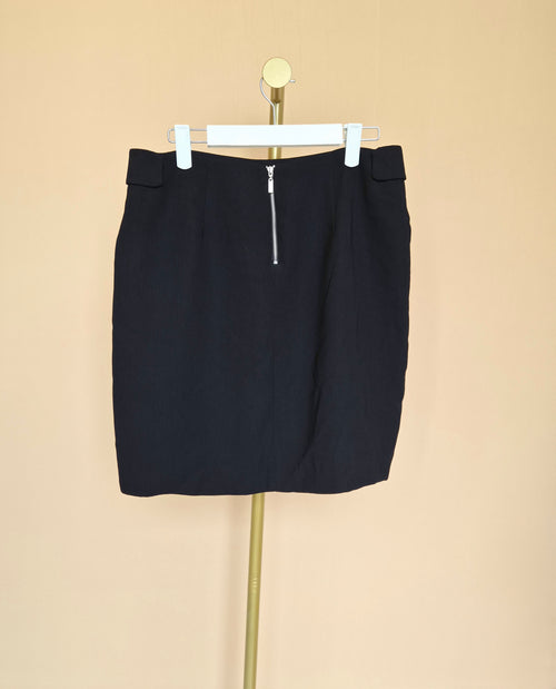 Worthington Petite Black Laser-Cut Pencil Skirt – Size 6P (S)