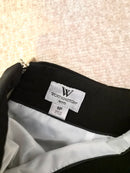 Worthington Petite Black Laser-Cut Pencil Skirt – Size 6P (S)
