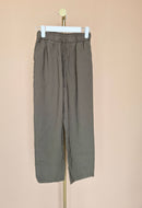 MNG Khaki Relaxed Wide-Leg Trousers – Size M