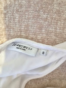 Jeanswest White Sleeveless Shift Dress – Size 8 (Approx. XS)
