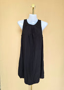 Old Navy Black Sleeveless Pleated Shift Dress – Size S