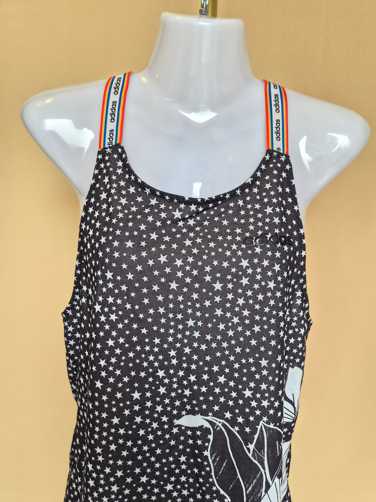 adidas x FARM Star Print Racerback Tank Top – Size XS