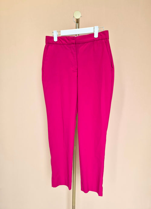 ZARA Fuchsia Pink Tailored Trousers – Size S (EUR 36)