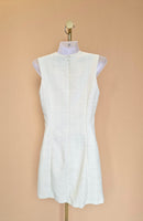 H&M Ivory Textured Sleeveless Dress – Size XS (EUR 34)