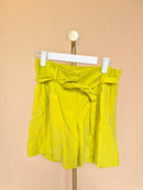 Ann Taylor Factory Chartreuse Belted Shorts – Size XS