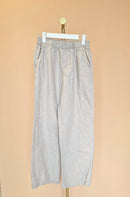 UNIQLO Beige Cotton Wide-Leg Pants – Size M