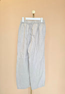 UNIQLO Beige Cotton Wide-Leg Pants – Size M