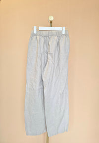 UNIQLO Beige Cotton Wide-Leg Pants – Size M