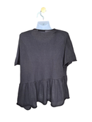 ZARA Knit Peplum Top – Size S