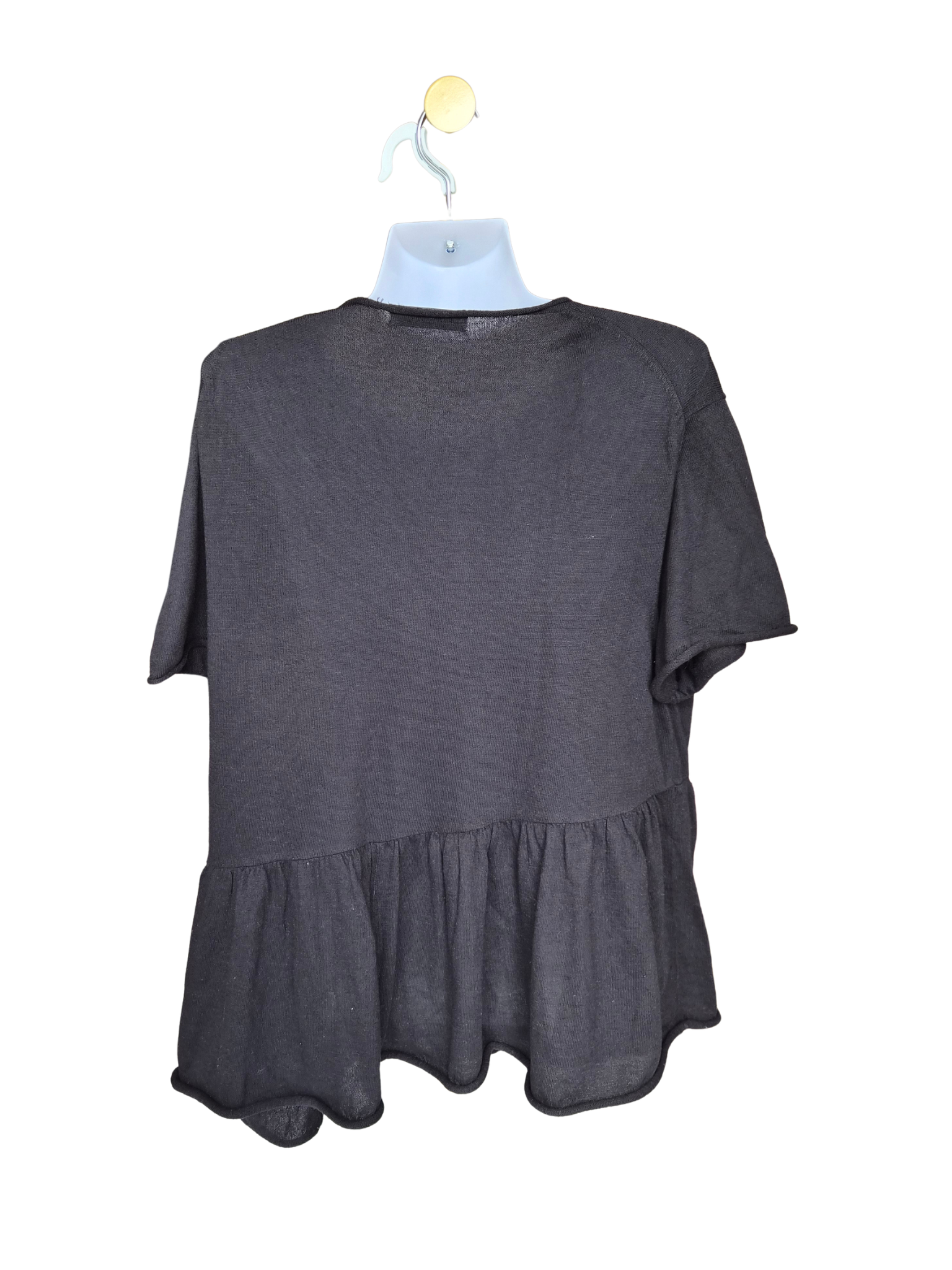 ZARA Knit Peplum Top – Size S