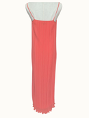 Massimo Dutti Coral Pleated Maxi Dress – Size EU 34 (XS) Title 03