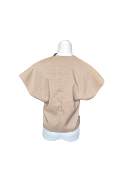 Moments Beige Linen Blend Cropped Jacket – Size M