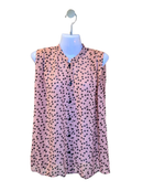 Nicole Exclusives Pink Bow Print Sleeveless Blouse