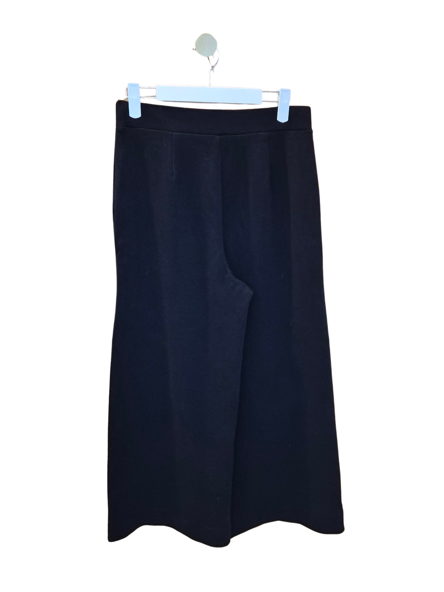 Uniqlo Black Wide-Leg Knit Pants – Size L