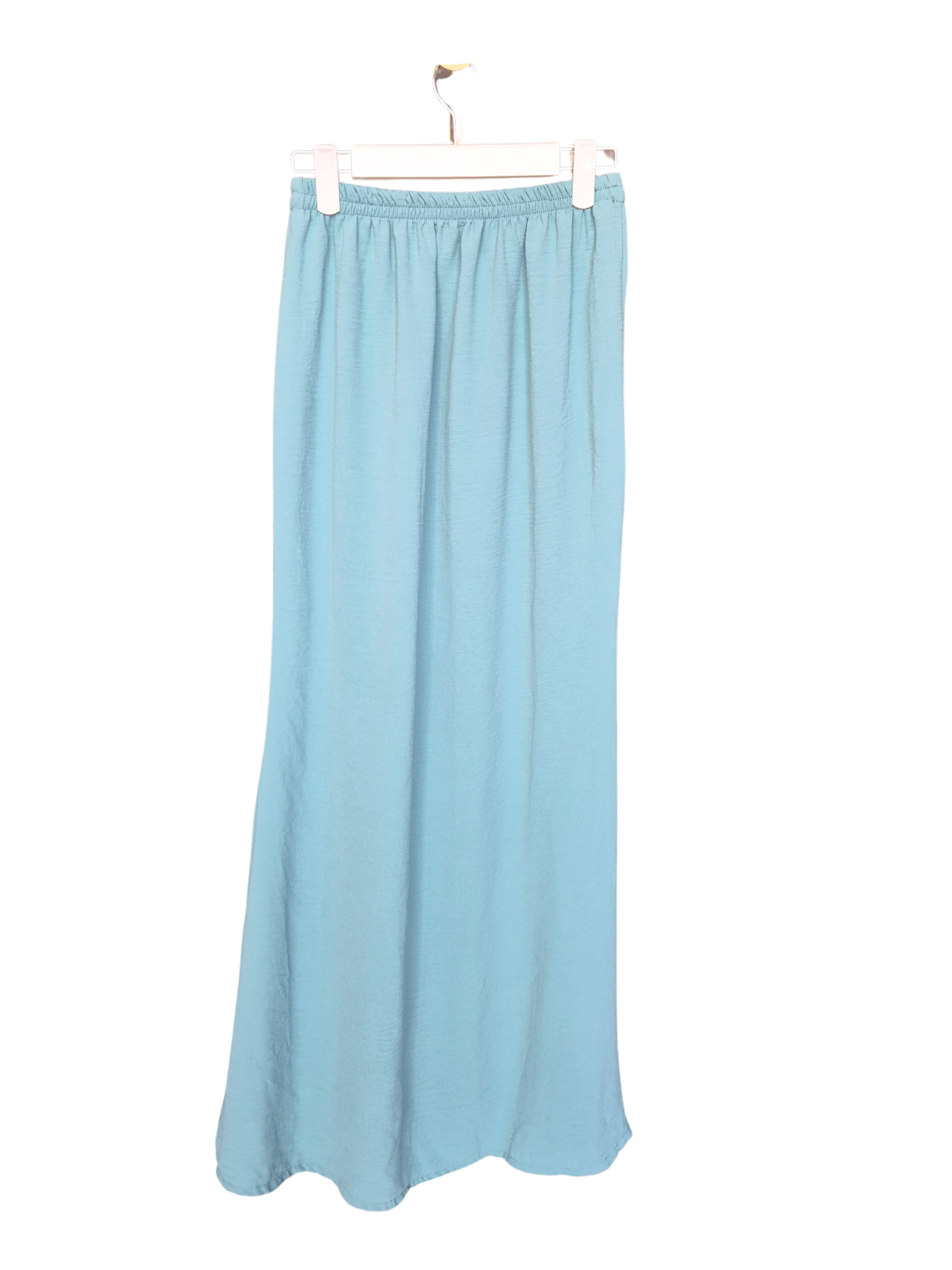 Flowy Sky Blue Maxi Skirt – Size L
