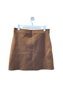 Zulu & Zephyr Brown Wrap Mini Skirt