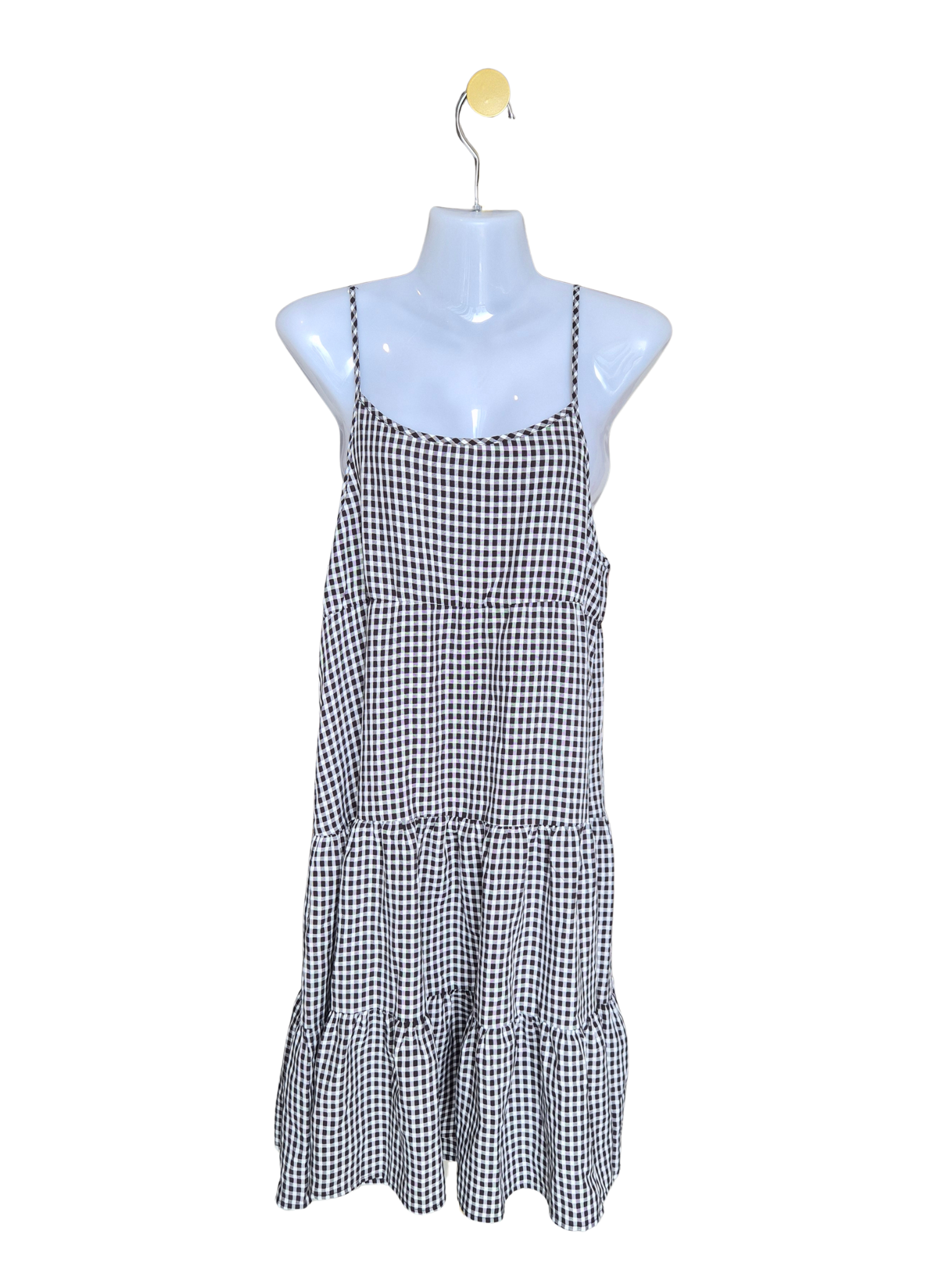 P&Co Gingham Tiered Cami Dress – Size S