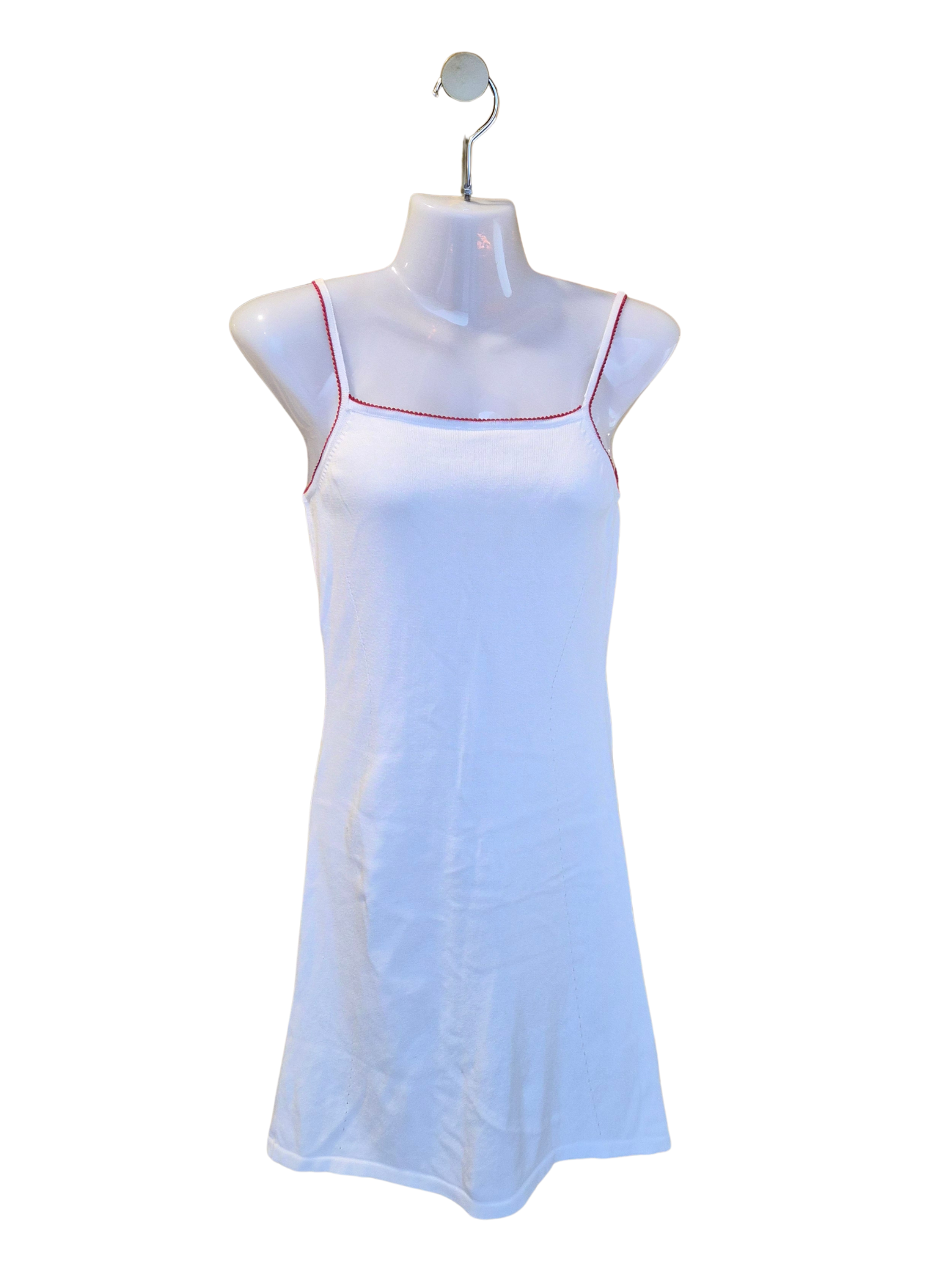 Banana Republic Denim White Knit Slip Dress