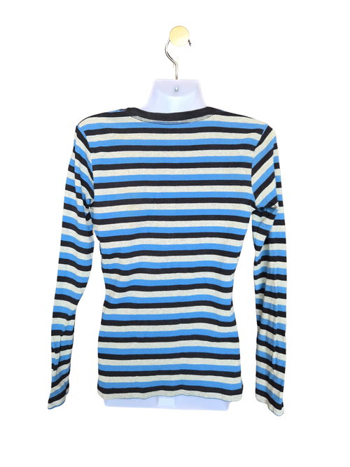 Goggles Blue Striped Long Sleeve Top – Size L