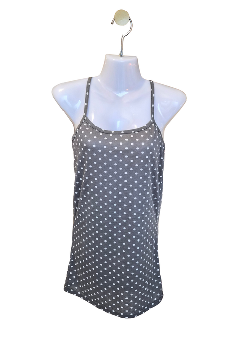 Tokyo Fashion Grey Polka Dot Cami – Size S