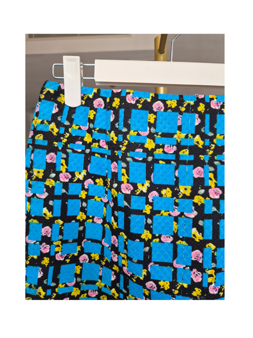 Tudtoo_Shop1 Geometric Floral Mini Skirt – Size M