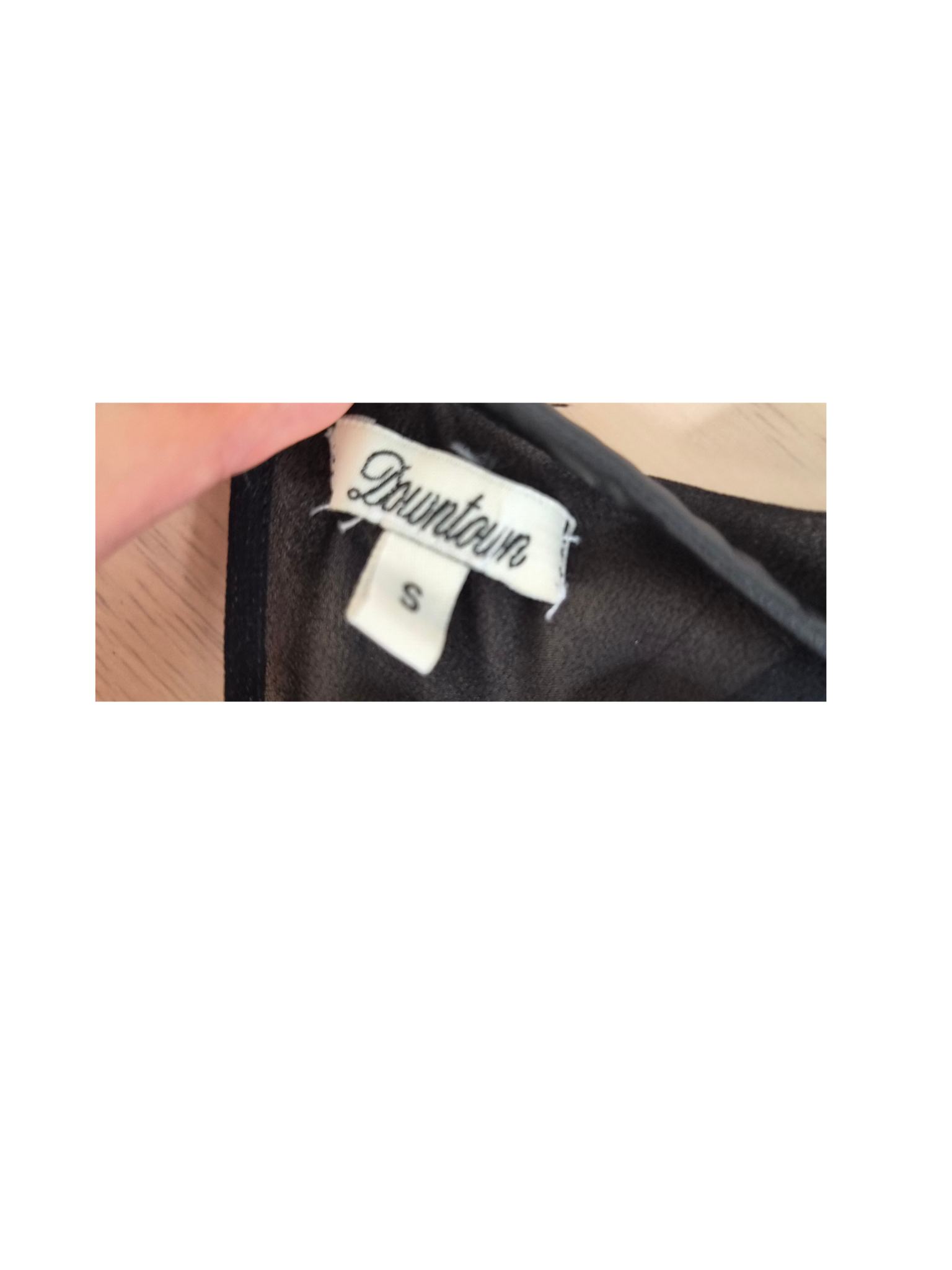 Thirteen Black Sheer Romper – Size S