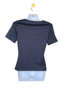 ZALORA Work Navy Square Neck Top – Size XS