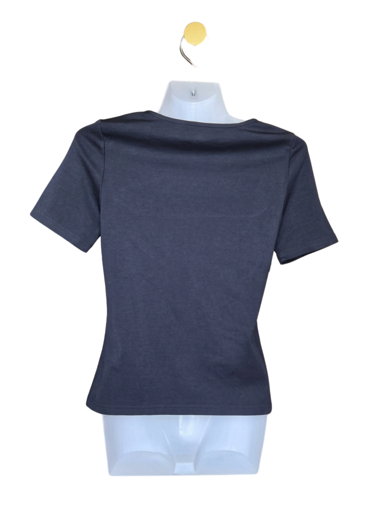 ZALORA Work Navy Square Neck Top – Size XS