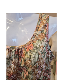 Vintage Floral Sleeveless Tank Top