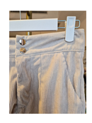 Cream Corduroy High-Waisted Shorts – Size XS