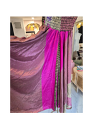 Handmade 100% Silk Convertible Maxi Skirt / Strapless Dress