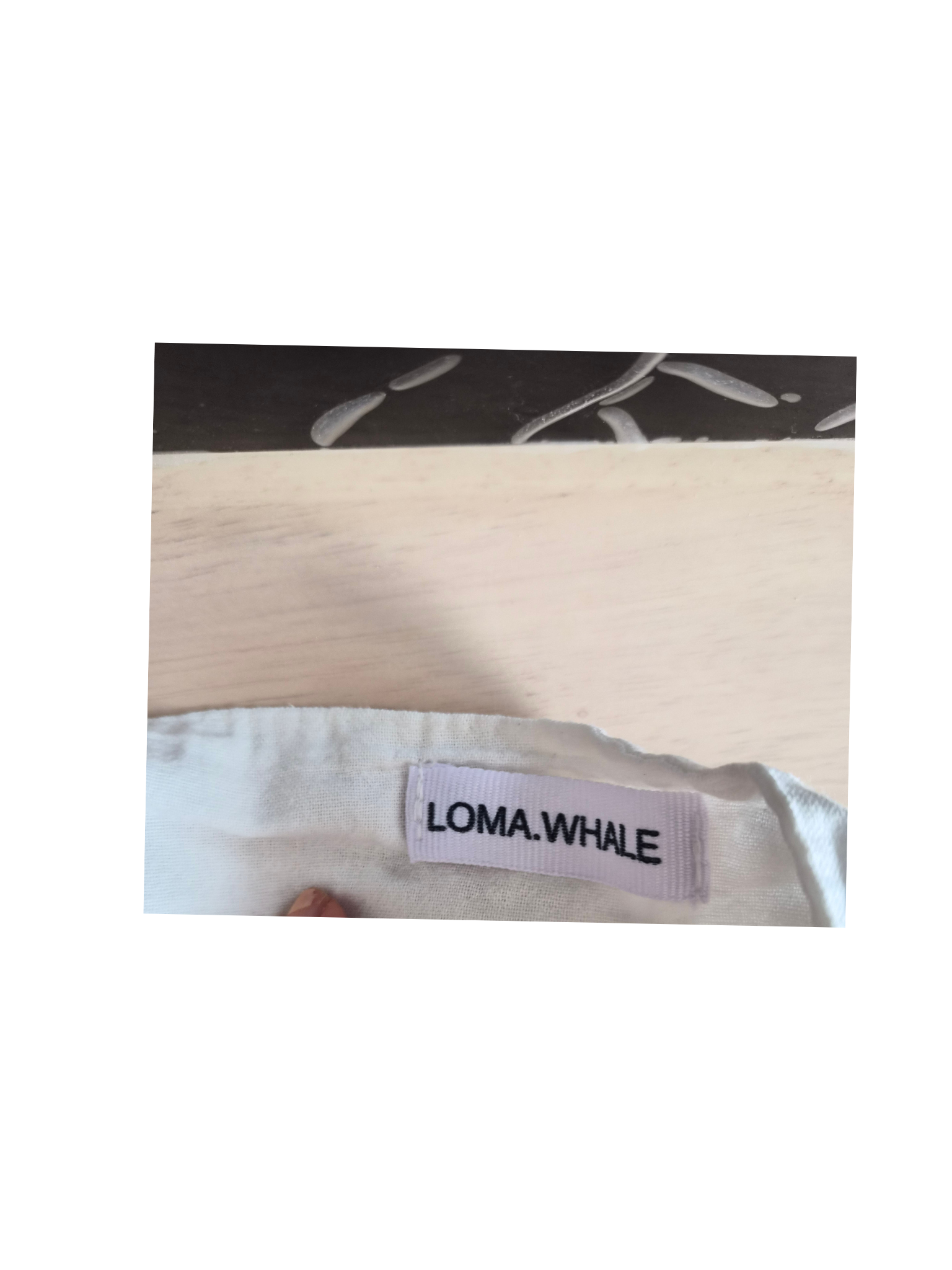 Loma Whale Ruffle Peplum Top