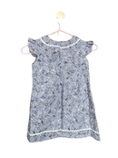 Handmade Paisley Flutter Sleeve Dress – Size 2–3 Years