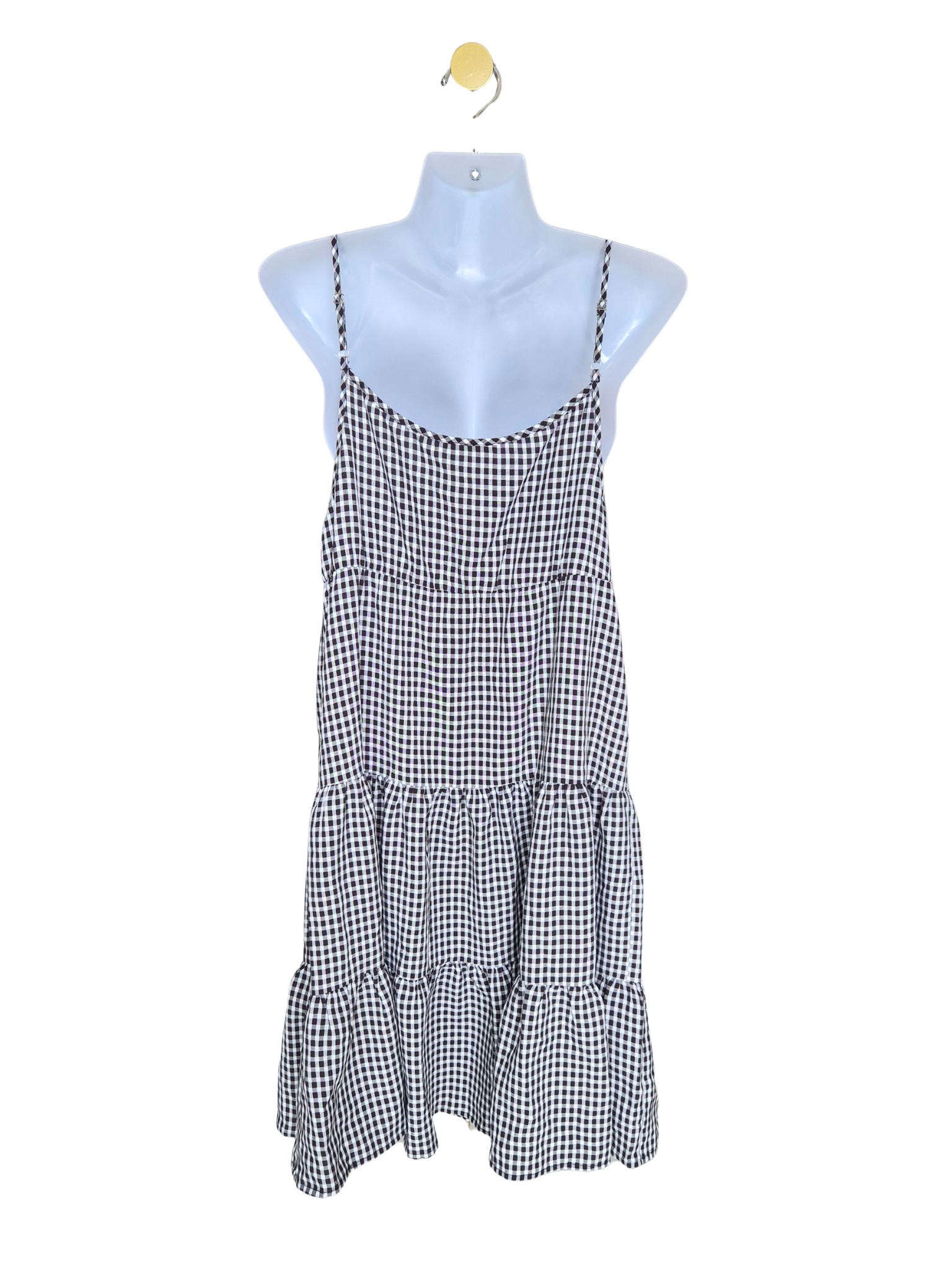 P&Co Gingham Tiered Cami Dress – Size S