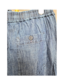 Title  MUJI Chambray Wide-Leg Drawstring Pants | Size L