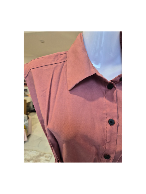 MANGO Belted Shirt Midi Dress – Size XS