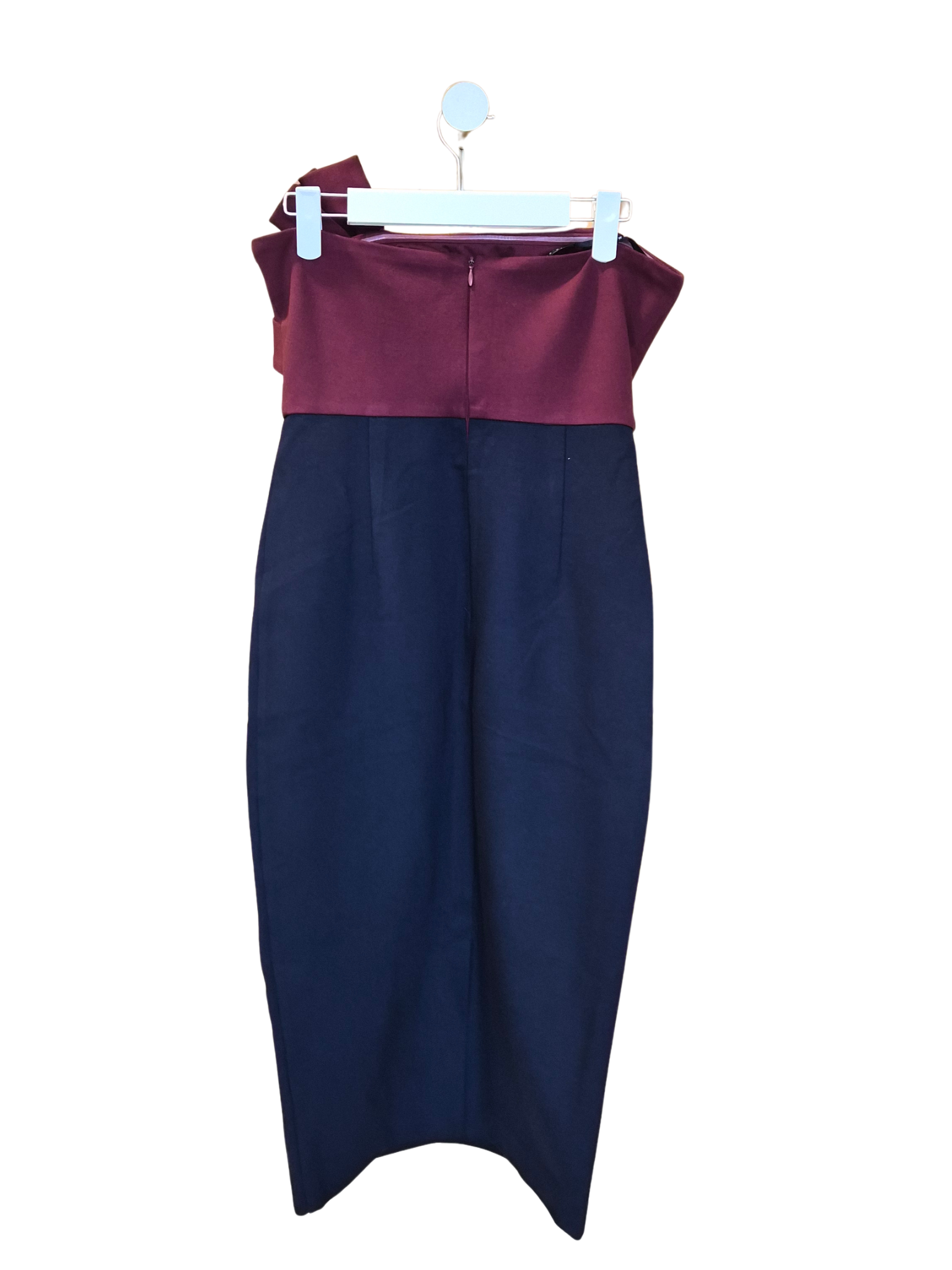Love, Bonito Two-Tone Bow Midi Dress