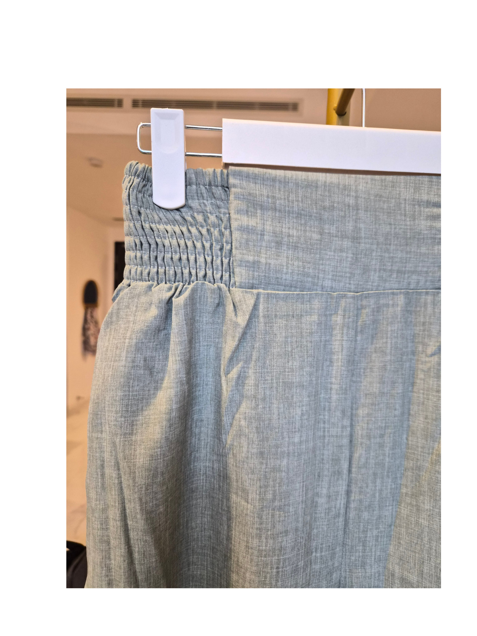SHEIN Sage Green Wide-Leg Culottes – Size XS