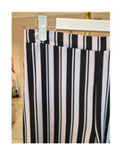 Supre Black & White Striped Wide-Leg Pants – Size 14