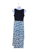 Kitschen Black & White Damask High-Low Dress
