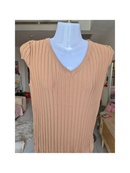 Ribbed Knit Sleeveless Maxi Dress