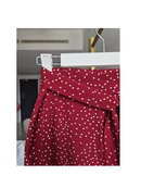 SHEIN Red Polka Dot Wrap Skirt – Size XS