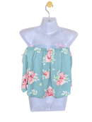 Floral Off-Shoulder Crop Top