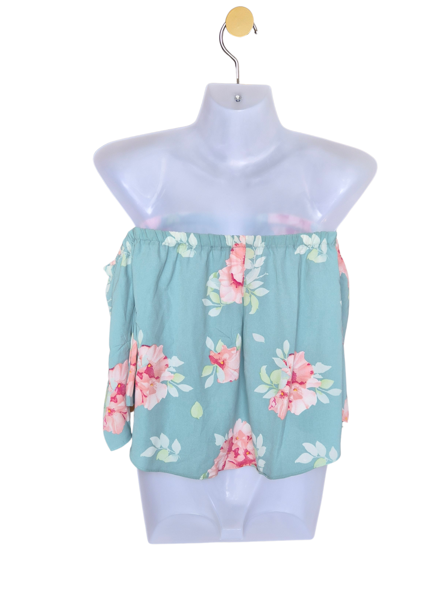 Floral Off-Shoulder Crop Top