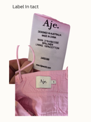 Aje Pink Linen Blend Mini Dress – Size AU 6 (XS)